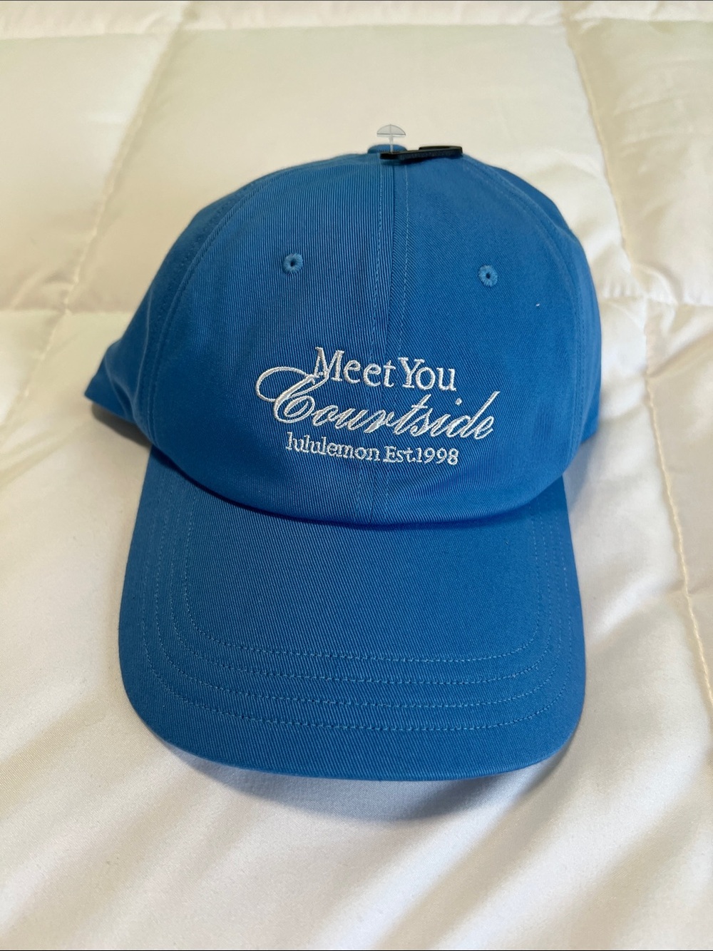 lululemon athletica Blue "Meet You Courtside" Embroidered Baseball Cap